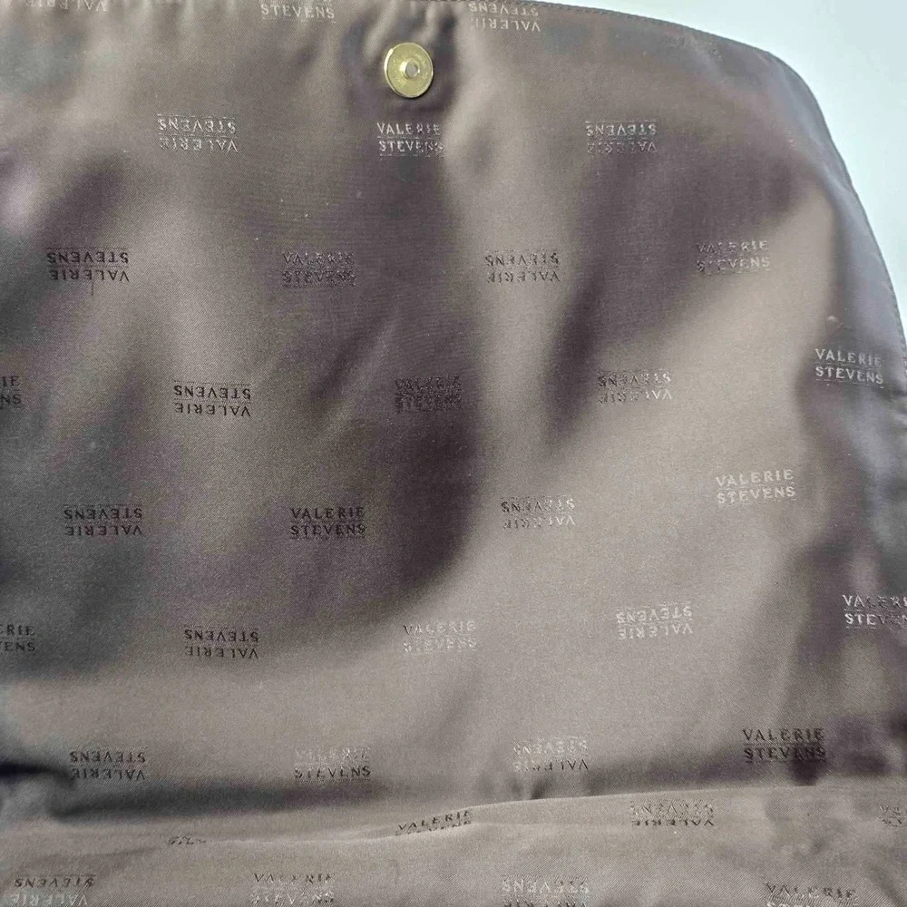 Valerie Stevens Messenger Bag Brown Crossbody Laptop Briefcase RN 13711 Large